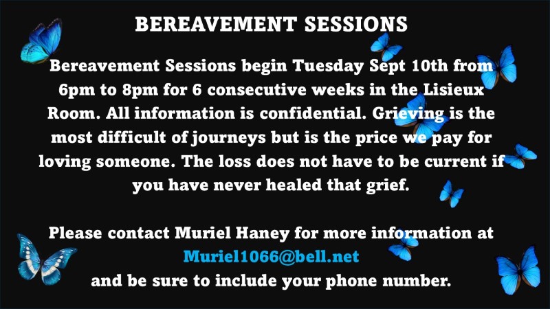 BEREAVEMENT SESSIONS