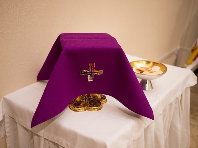 Altar Table with Hosts