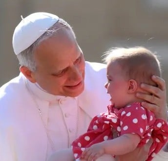 POPE LEO & BABY